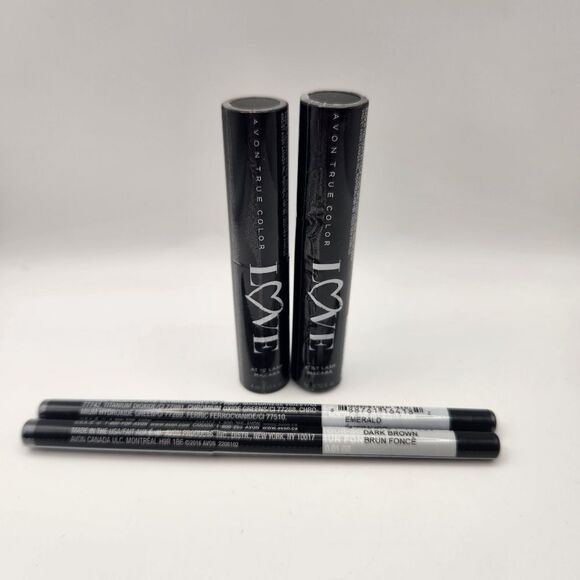 Avon Other - Avon True Color Makeup Bundle (2) At 1st Lash, (1) Eyeliner, (1) Brow Definer